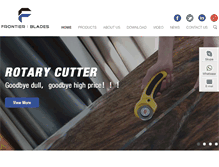 Tablet Screenshot of cutter-blades.com